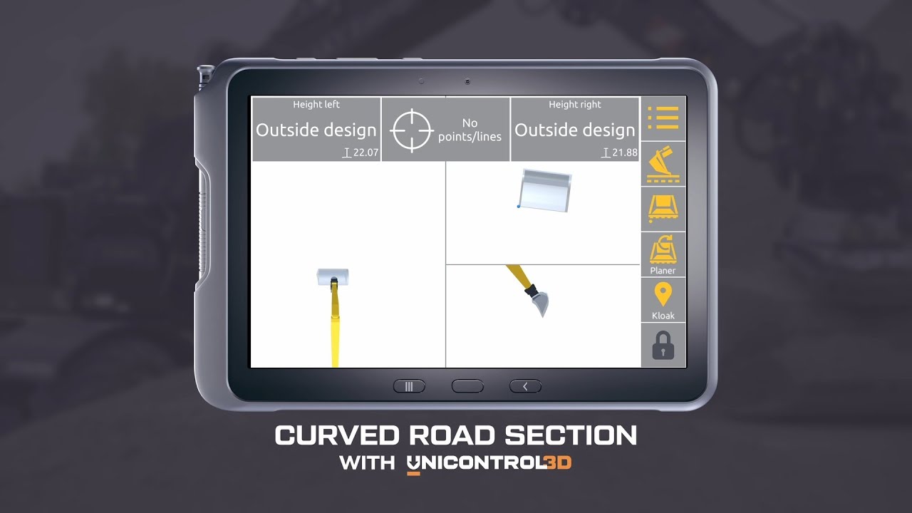 Curved Road Section with Unicontrol3D