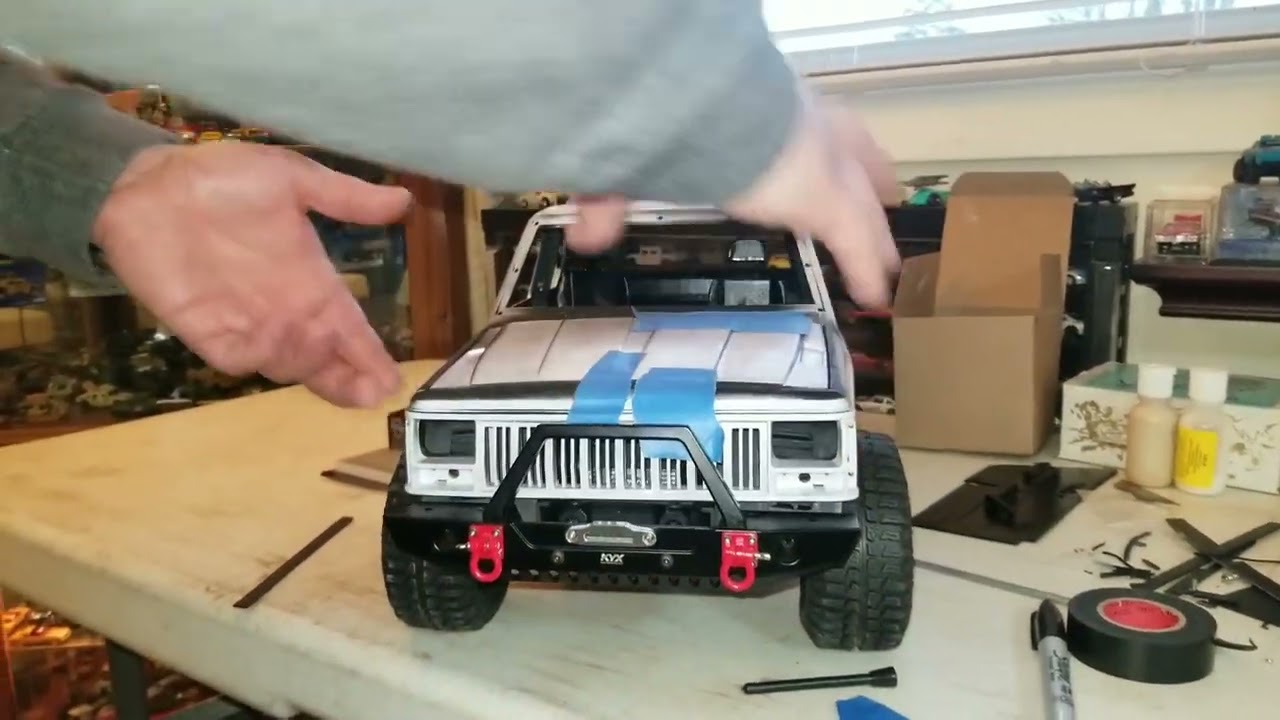 CUSTOM  RC JEEP CHEROKEE BUILD