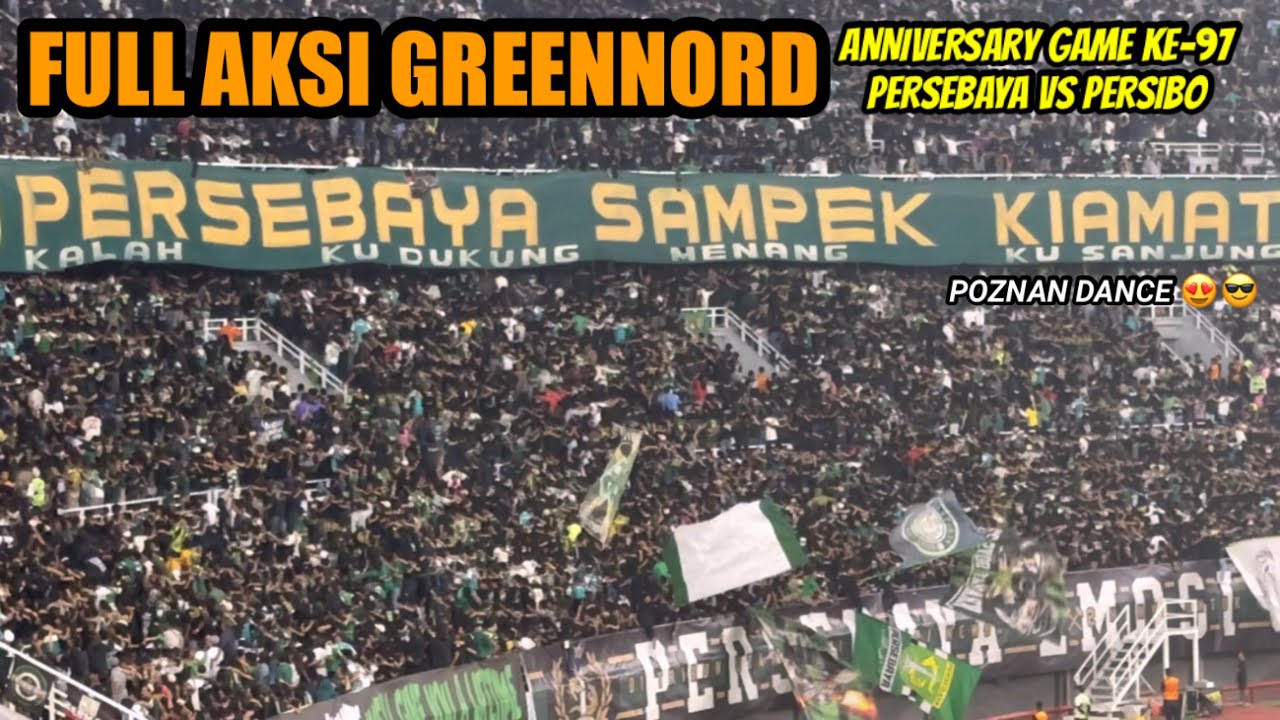INDAH & KOMPAKNYA GERAKAN BONEK TRIBUN UTARA SAAT ANNIVERSARY GAME VS PERSIBO BOJONEGORO