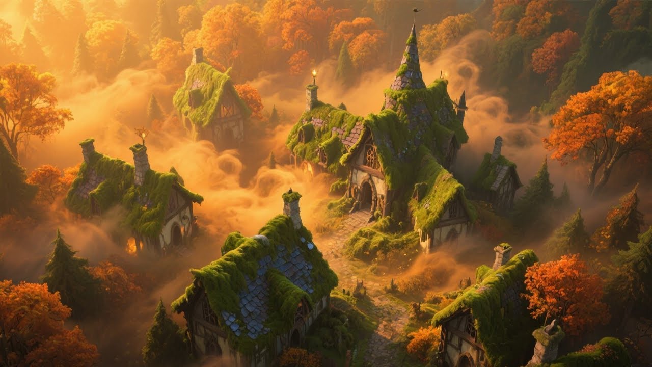 Celtic Music for Focus & Study | Peaceful Medieval Autumn Day Medieval Calm