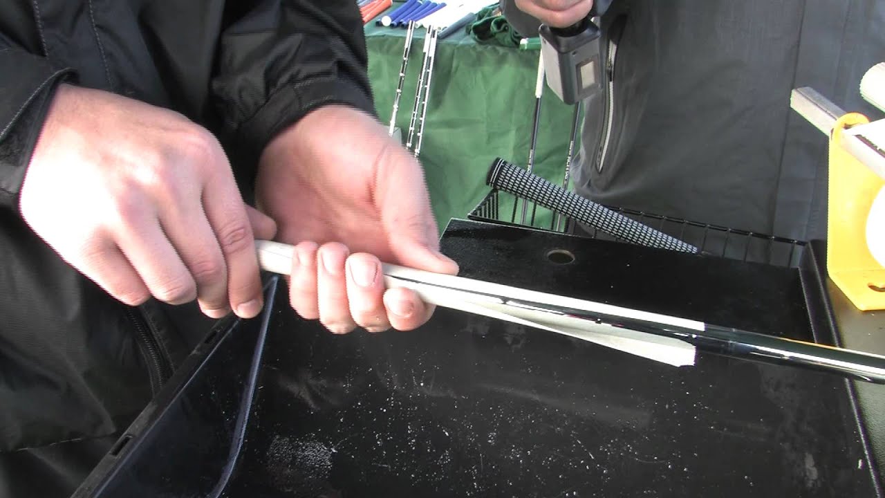 Lamkin Grips demonstrates how to regrip, the professional way