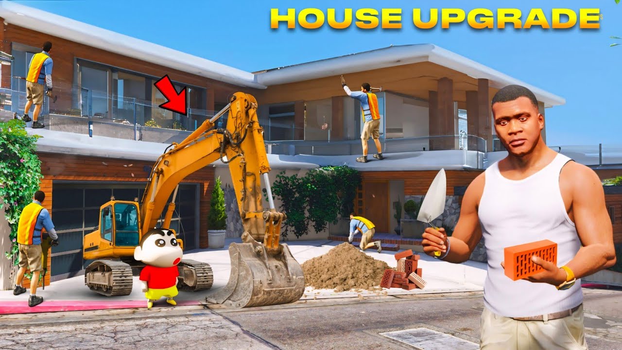 Shinchan & Franklin Upgrade House in Gta 5
