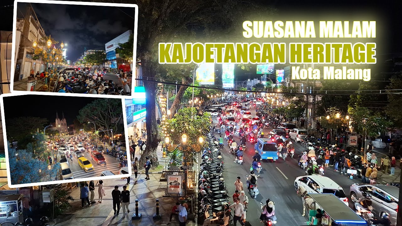 SUASANA MALAM DI KAYUTANGAN HERITAGE KOTA MALANG