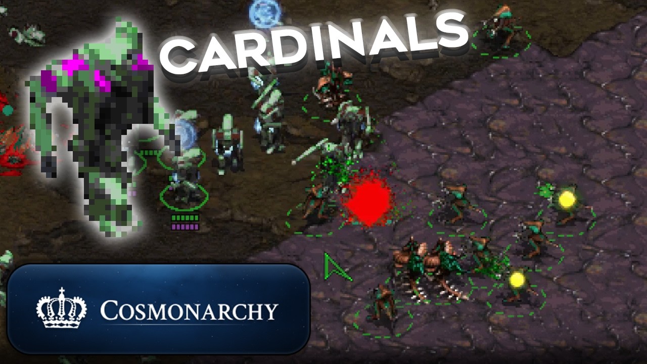 New race, NEW STRATS! Cardinal spam vs ZERG???