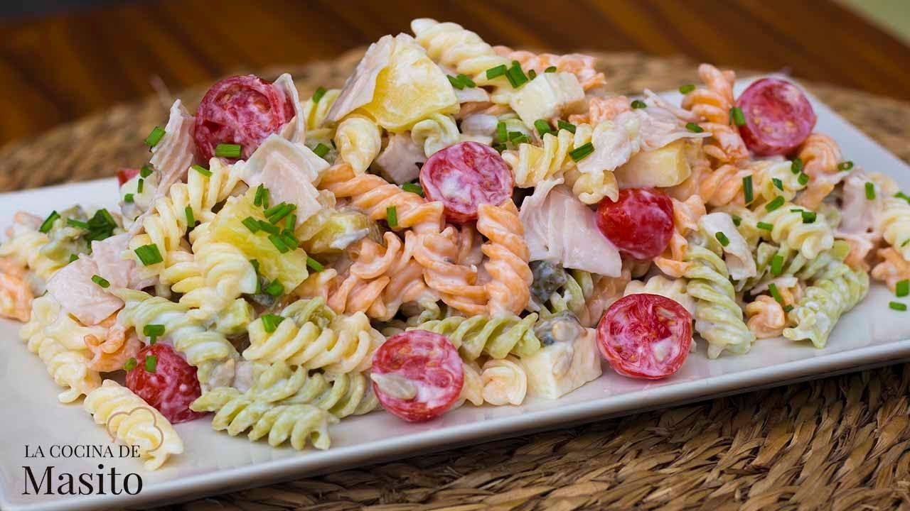 Mi ensalada de pasta favorita es la receta del verano ¡Y  MUY FACIL!