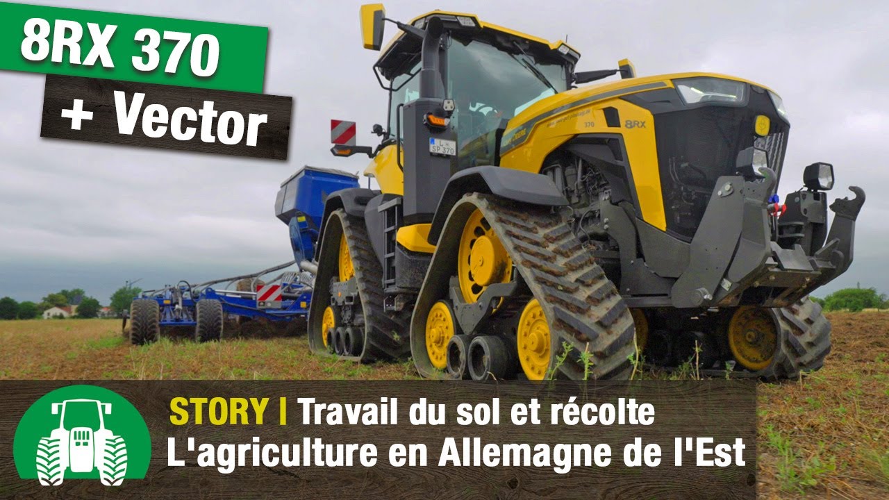 Exploitation agricole Saat-Gut Plaußig Partie 2 (inclus John Deere 8RX + Köckerling Vector)