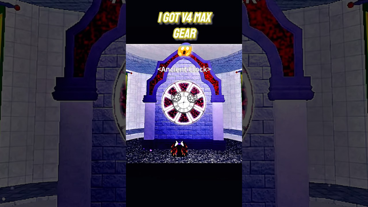 I GOT V4 MAX GEAR IN Blox Fruits😱 #shorts #bloxfruits