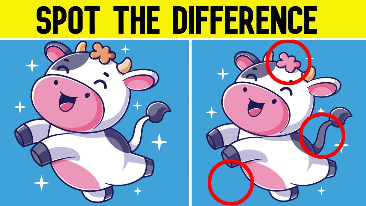 🐮 Spot The Diffrence: Cows 🐮