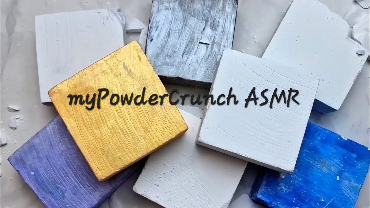 Plain Jane • Fresh & Dyed Gym Chalk Blocks • ASMR • Crispy Crunchy • Powderplay • Satisfying • Relax