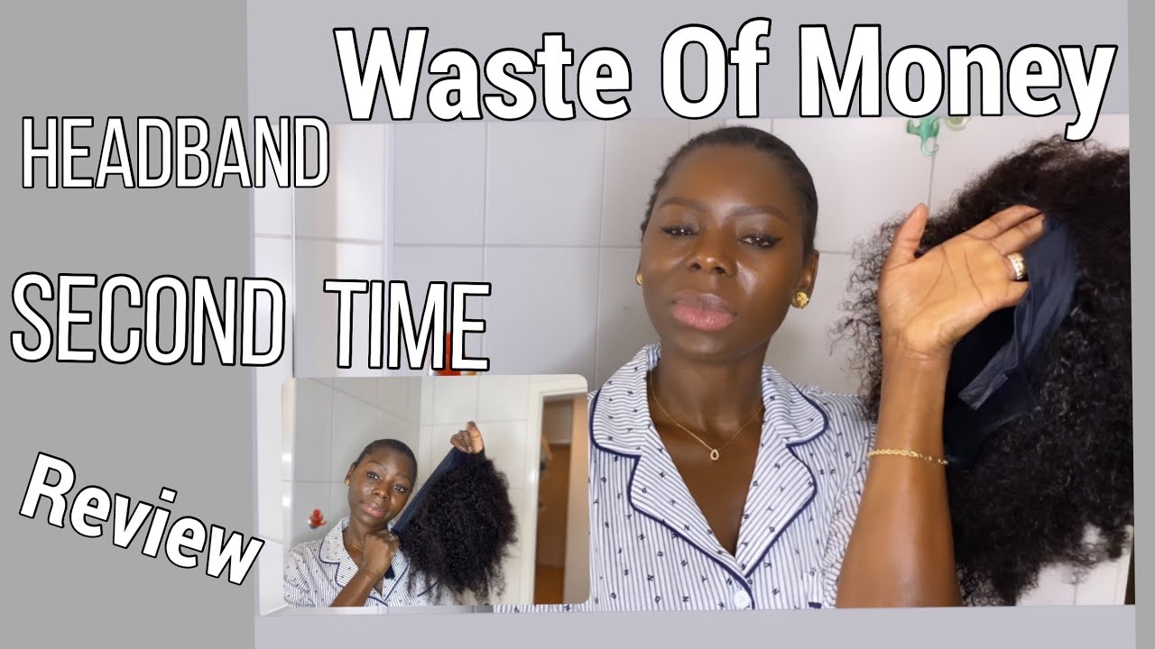 Second  Time Headband Wig Review [Waste Of Money] Natia Life In 🇨🇭