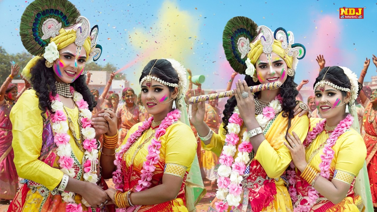 श्याम वृन्दावन में खेले होली राधा संग | Radhe Krishna Jhanki Dance 2026 #Holi Special Jhanki Bhajan