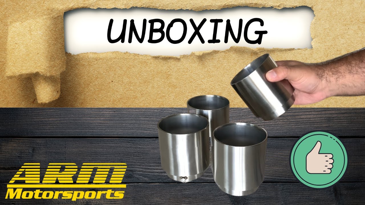 Unboxing Arm Motorsports exhaust tips for my F82 BMW M4