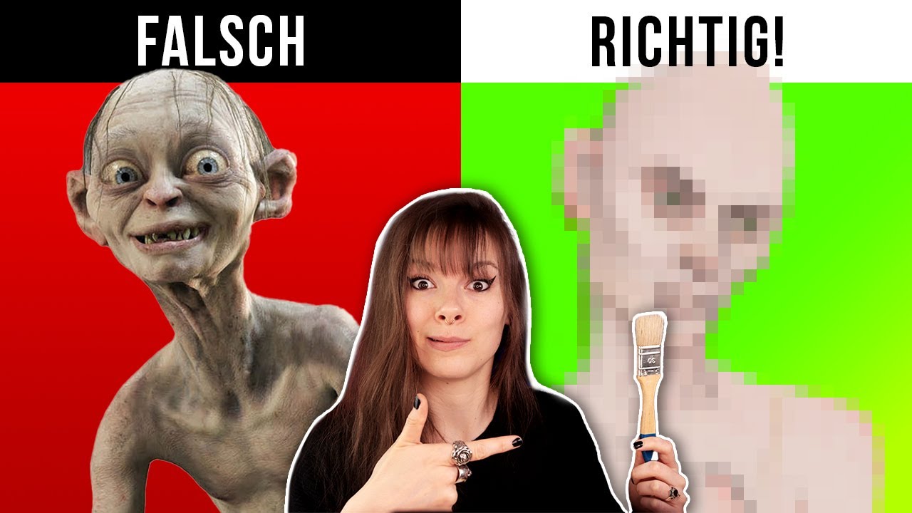 Charaktere zeichnen EXAKT wie im Buch beschrieben...Teil 2