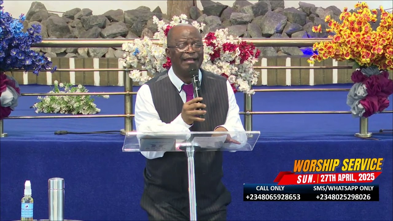 SPIRITUAL MATURITY SUN. 27TH APRIL 2025 PST. MOSES ALU