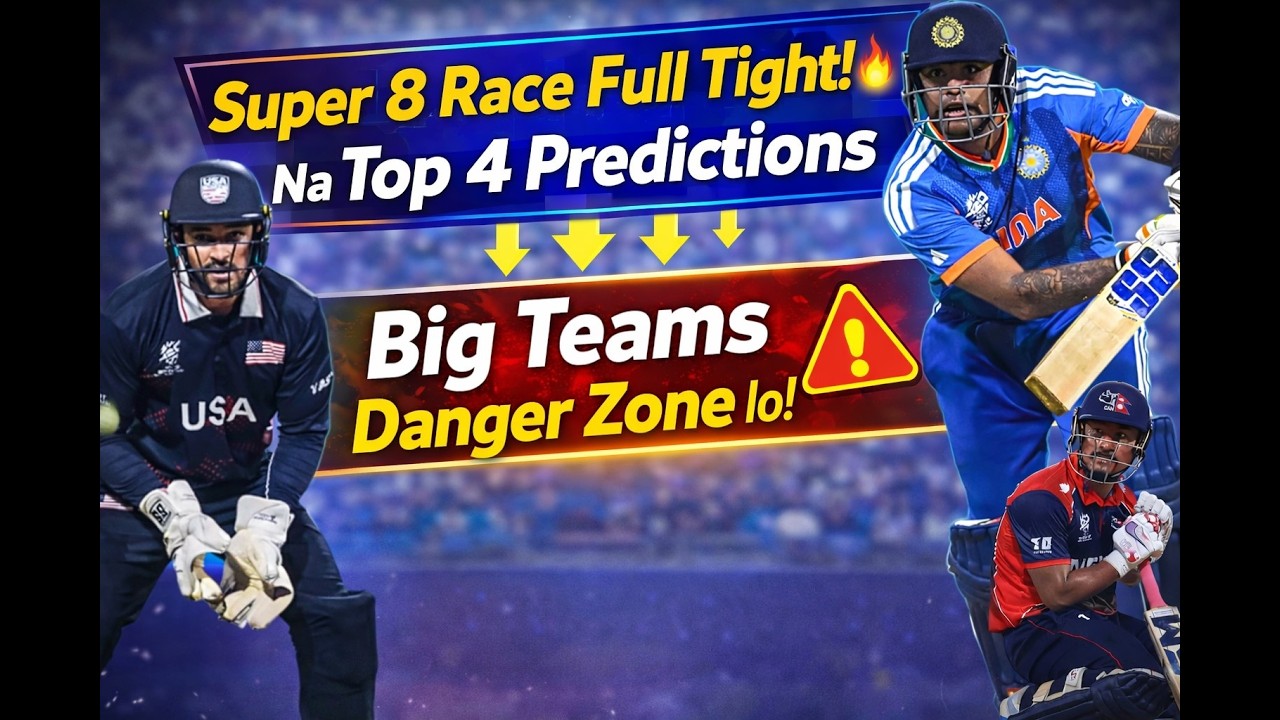 Super 8 Race Full Tight! 🔥 Na Top 4 Predictions – Big Teams Danger Zone lo!