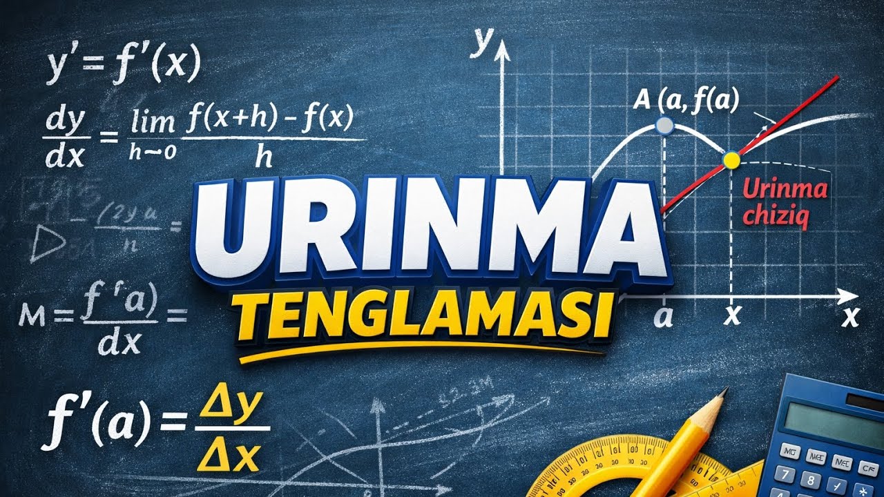 Urinma tenglamasi ma'ruza | INFINITY O‘QUV MARKAZI 