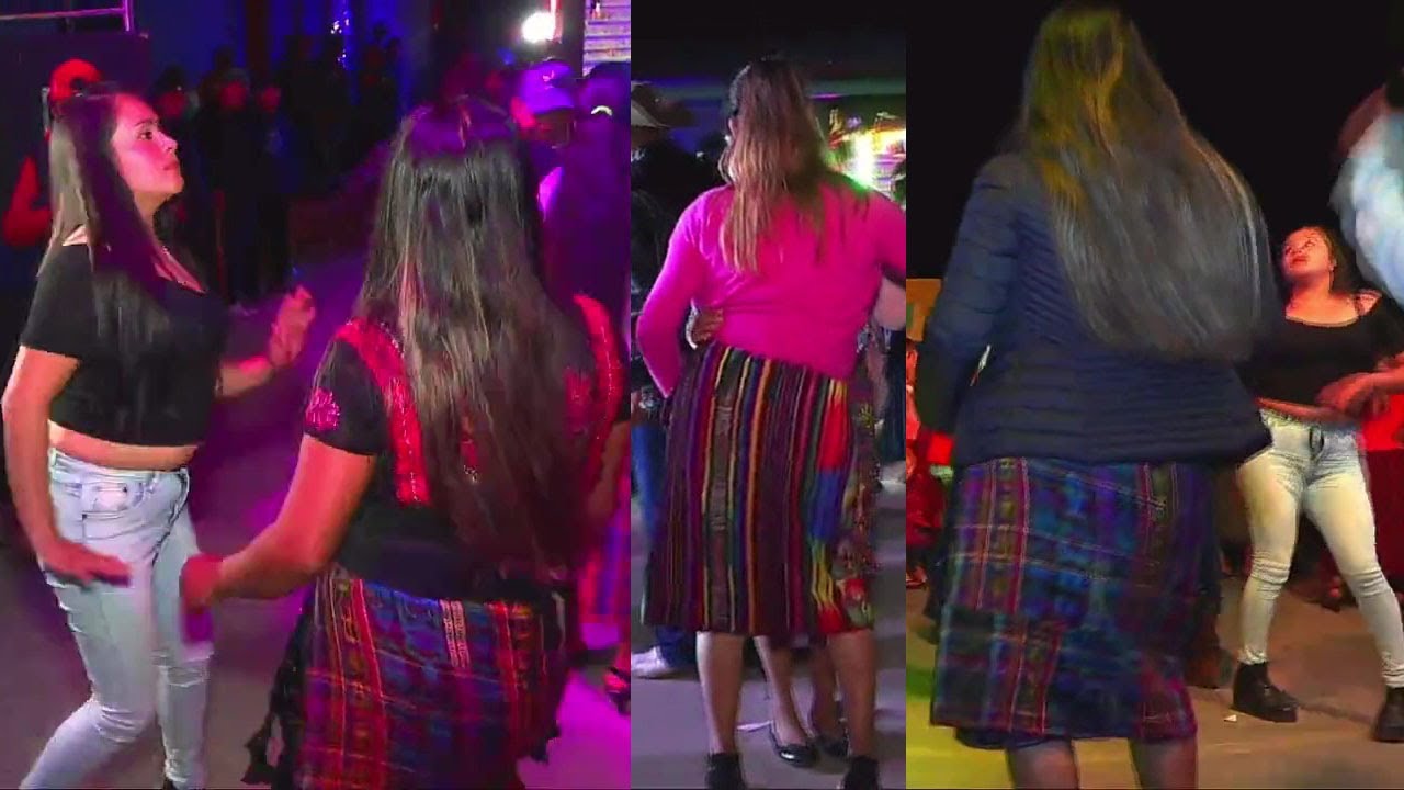 Baile Con Las Chicas De Corte En Aldea Tuinima en Tajumulco, San Marcos Al Ritmo De Sonora Indiana