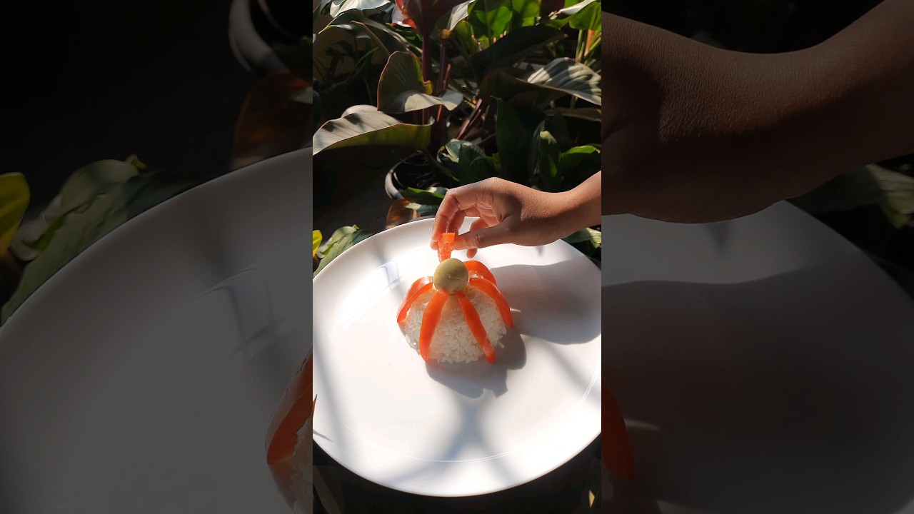 Rice Decoration | How to decorate Rice #decoration #thalidecoration #trending #rice #shorts