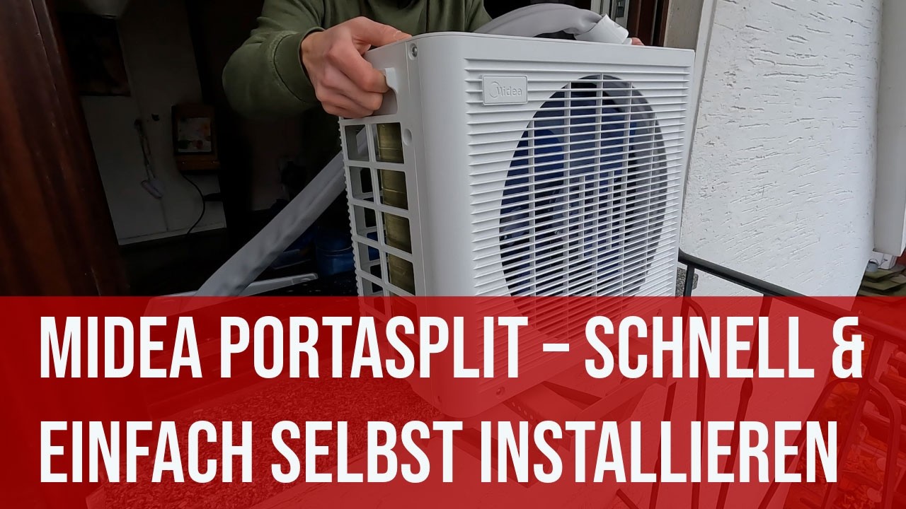Midea PortaSplit – Das mobile Split-Klimagerät einfach selbst installieren