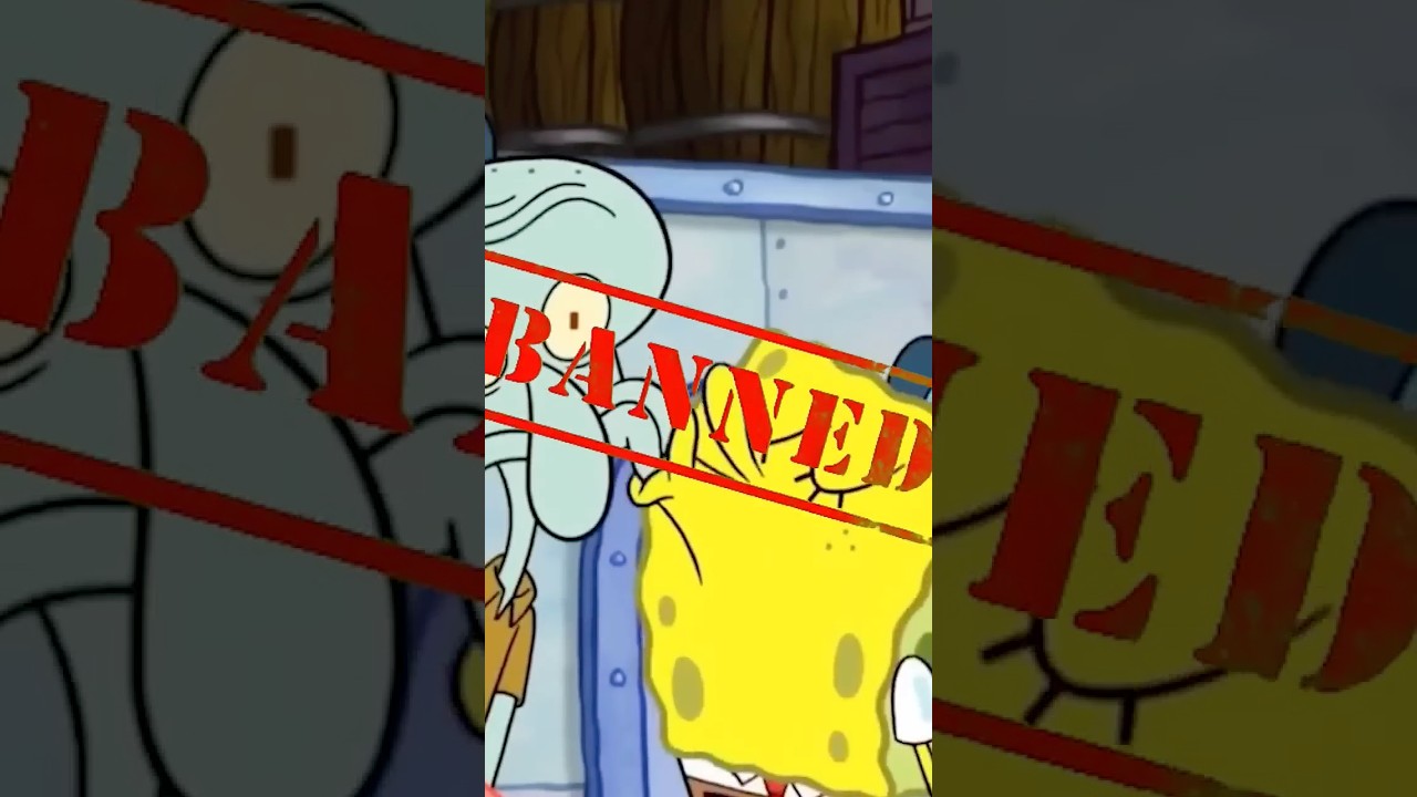 This Spongebob Episode was BANNED! #shorts #spongebob #banned #cartoon #spongebobsquarepants