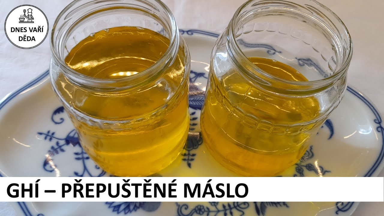 Jak udělat domácí ghí (přepuštěné máslo)  | Josef Holub