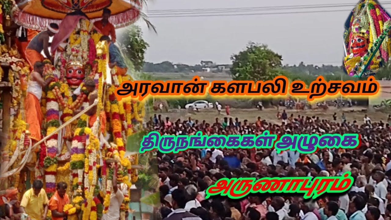 அரவான் போர் களத்தில் களபலி உற்சவம் #koothandavar