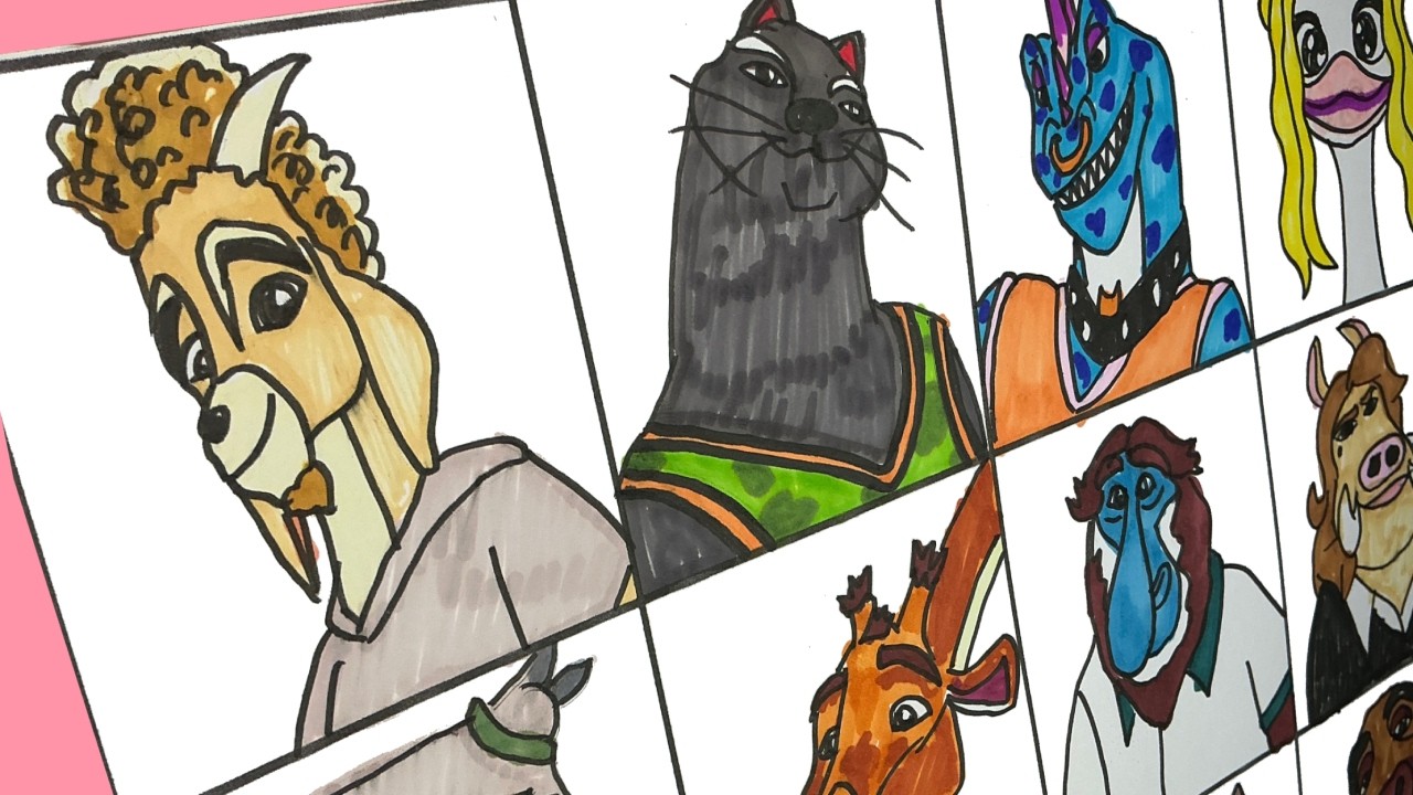 Drawing & Coloring ALL Characters from GOAT 2026 | Full Compilation