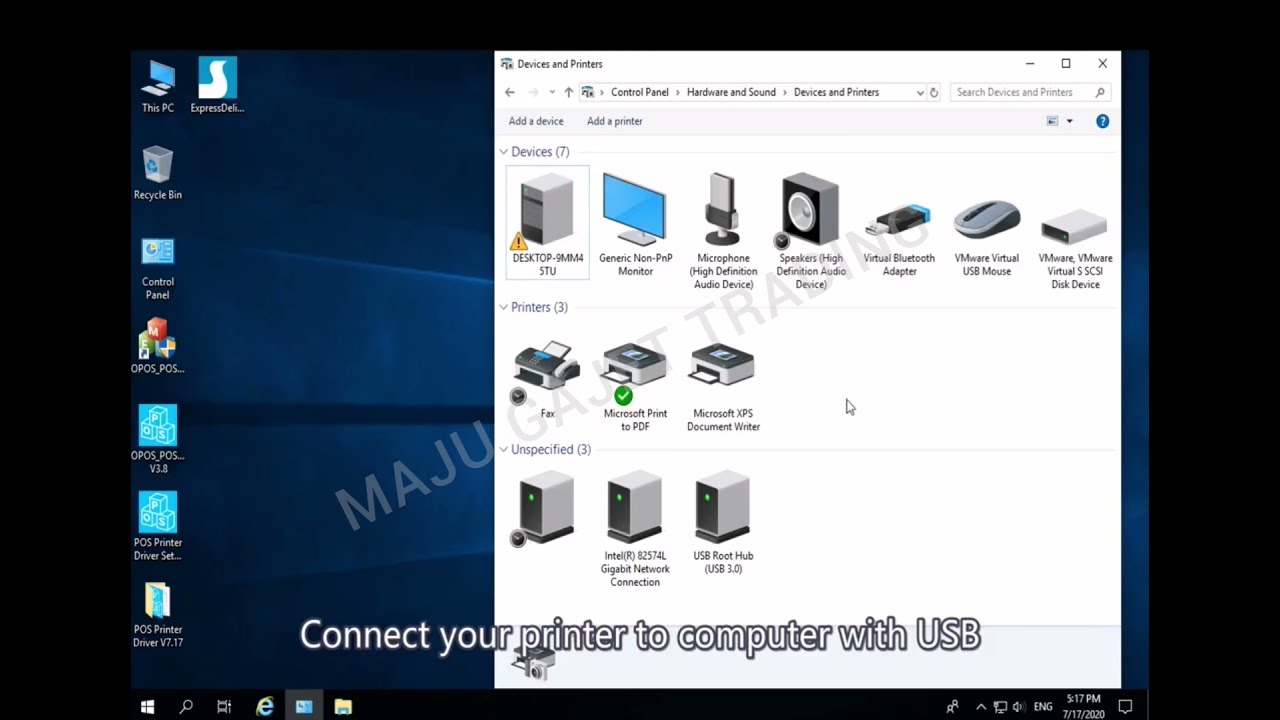 XP-420B Windows Install Thermal Label Printer Driver