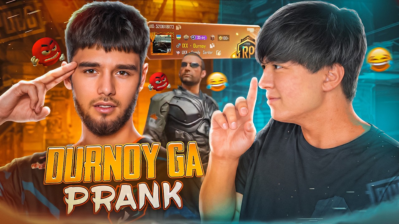 DURNOYGA PRANK 😂 HALI BUNAQASI BO’ MAGA 🤯 PUBG MOBILE #pubg #pubgmobile