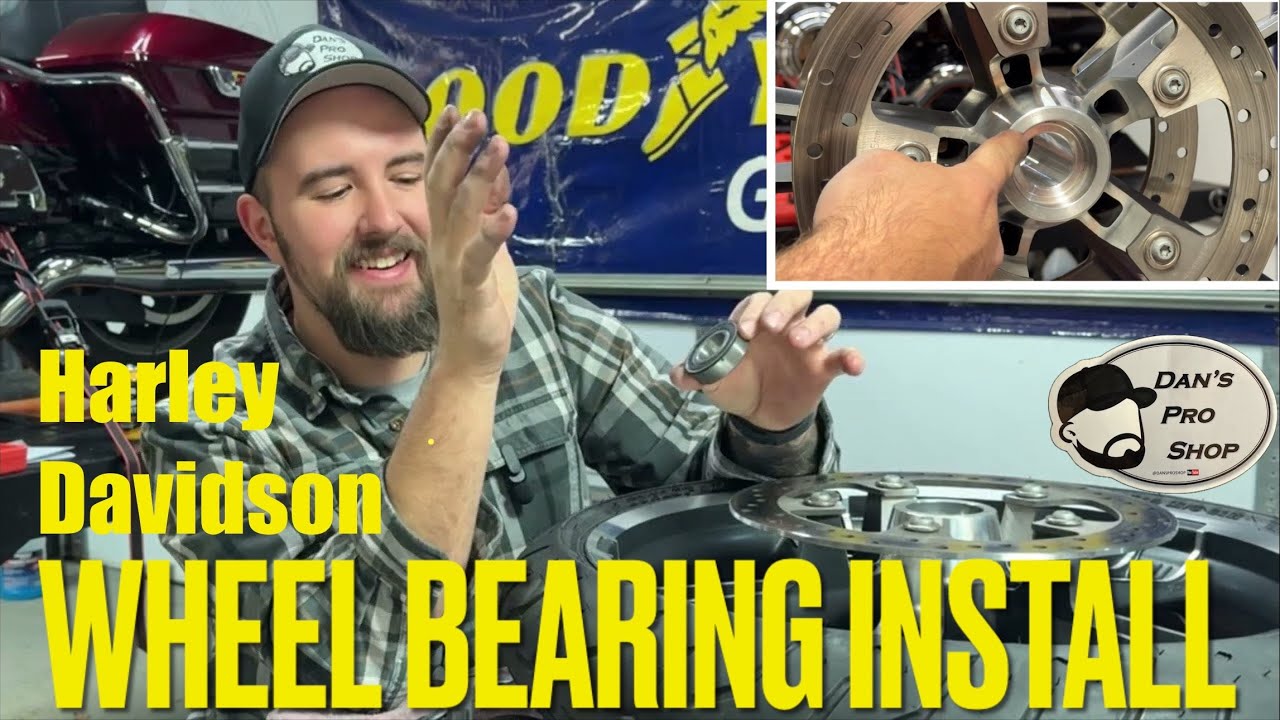 Harley Davidson wheel bearing removal and install, How to!