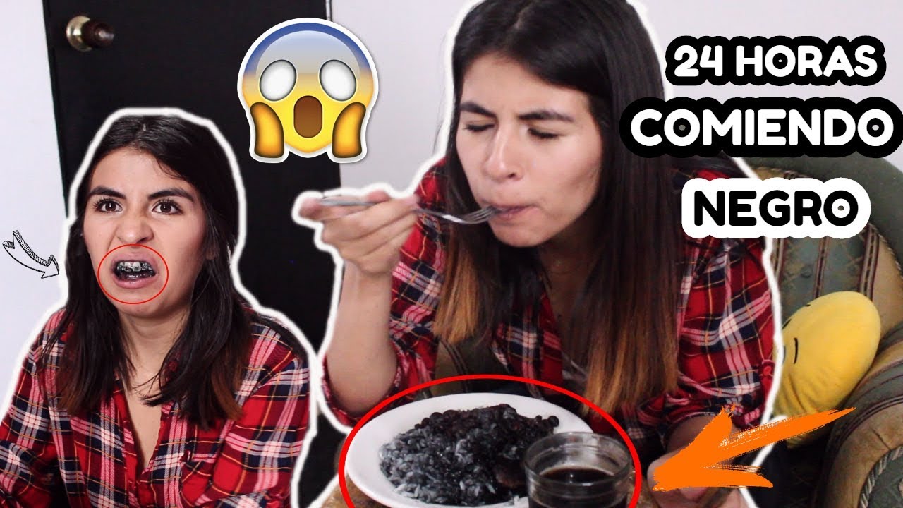 24 HORAS COMIENDO NEGRO  /Andrea casallas
