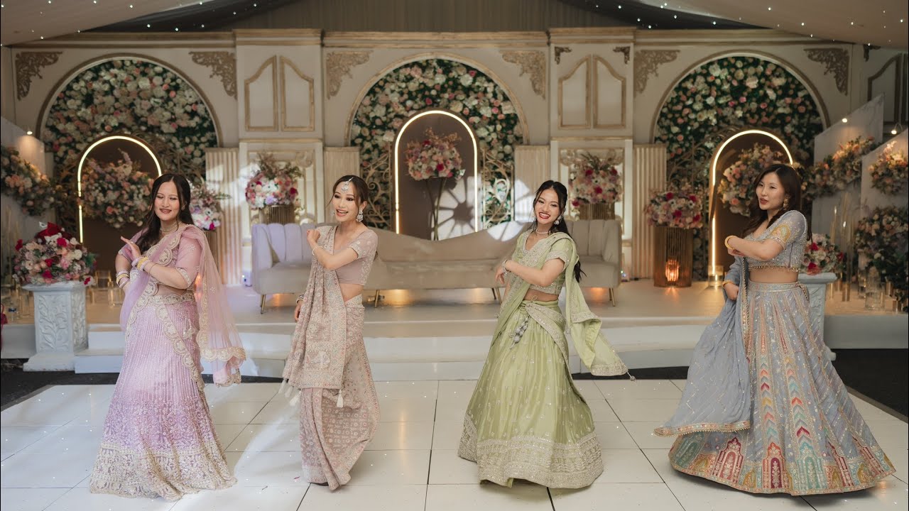 Kanchan and Milan Wedding Reception - Girls Dance