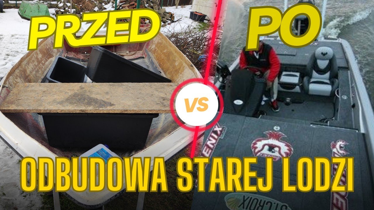 Przerabiamy starą łódź ⛵😨▫️Zmień swoją łódź ▫️Tani Bass Boat ▫️ część 1 #wędkarstwo #spinning