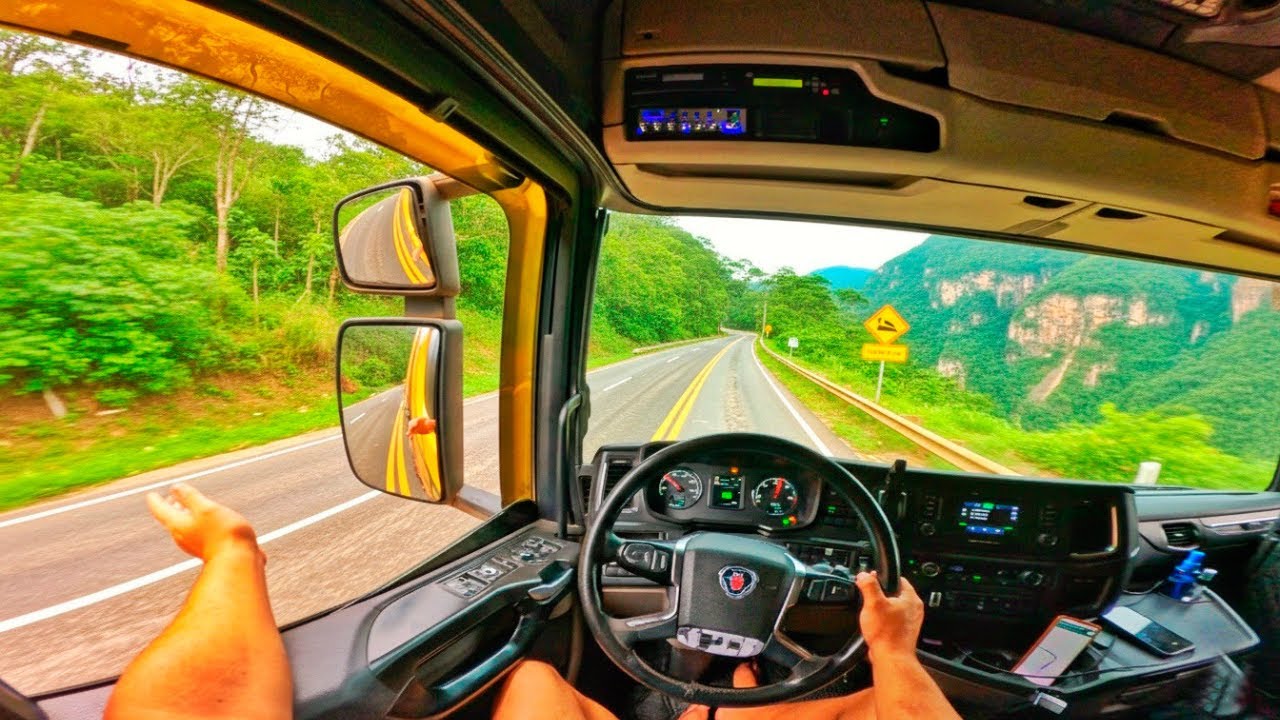 DESCENDO A SERRA DE PETROVINA CARREGADO🚛
