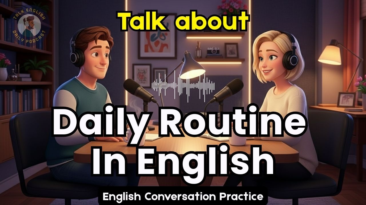 Daily Routine in English 🕒 || REAL Beginner Podcast Conversation
