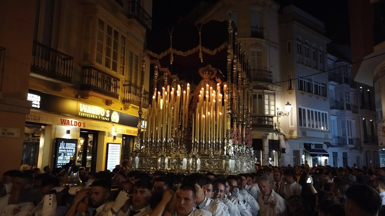 VIRGEN DEL PATROCINIO (SALUTACIÓN) PLAZA DEL TEATRO - SEMANA SANTA MÁLAGA 2023