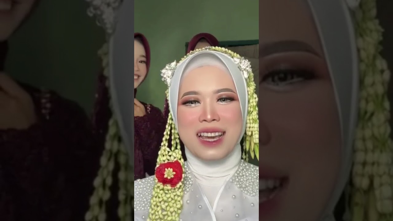 INDONESIAN BRIDAL  HIJAB  PENGANTIN ROROO MUA CIREBON WA 08970001235 #makeup #hijab #pengantin 
