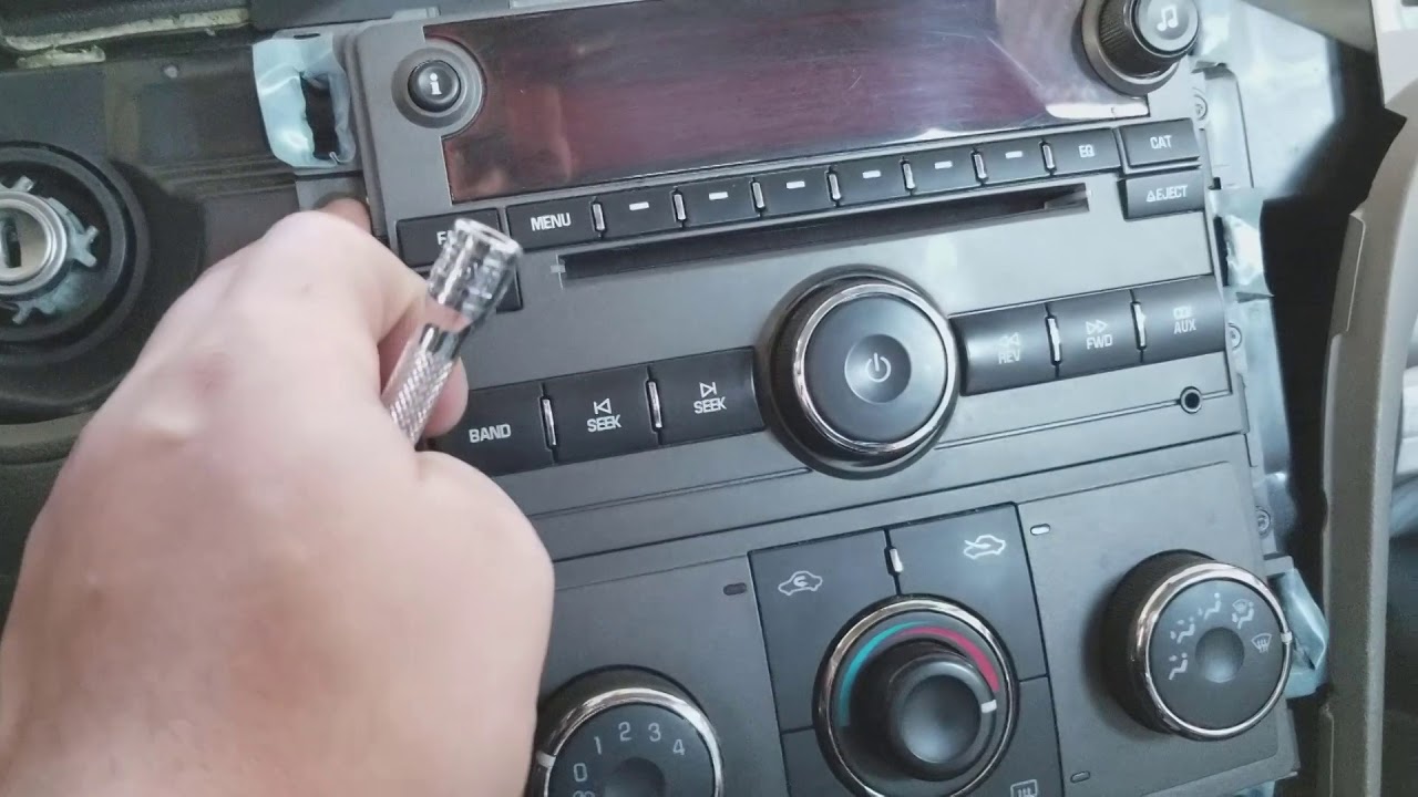 Saturn Aura Radio Removal
