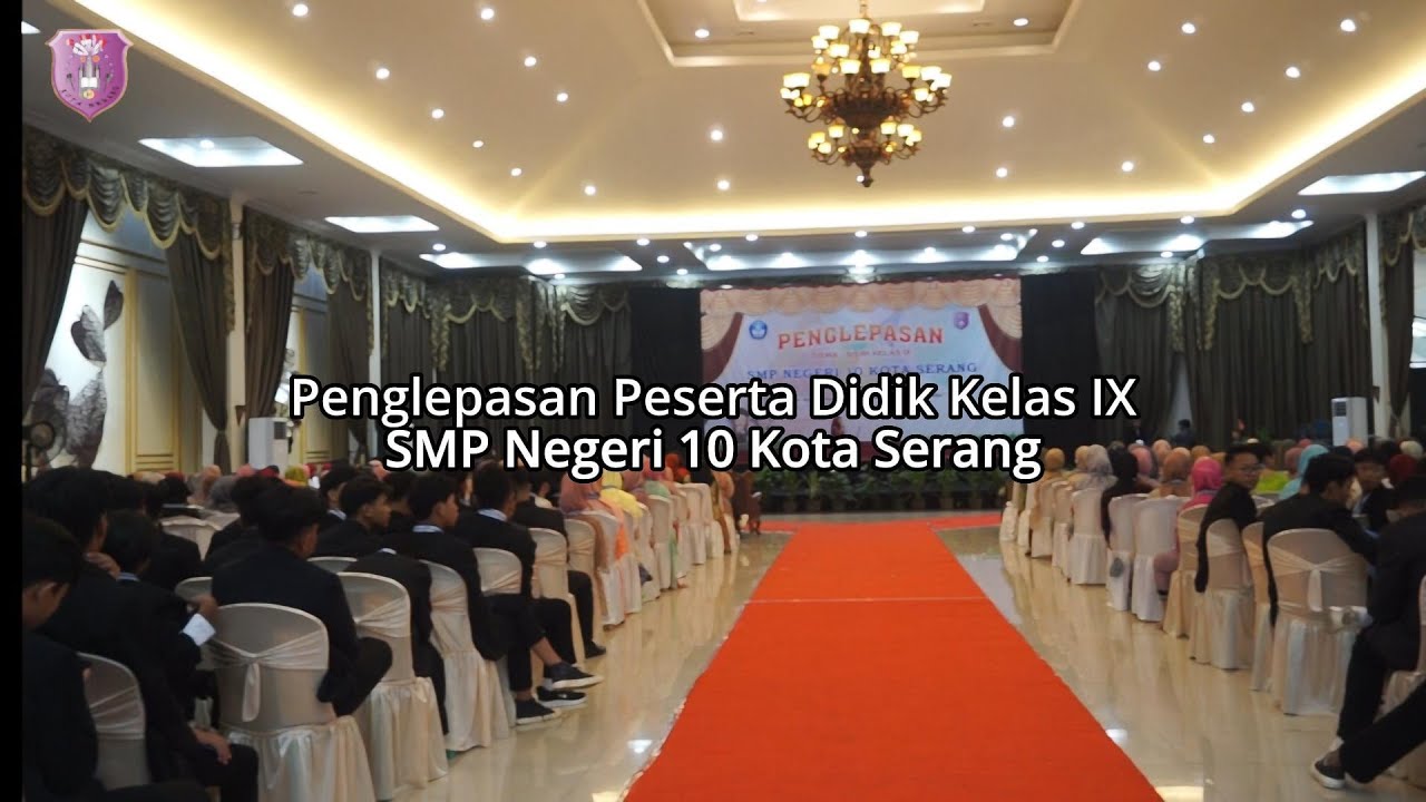 PENGLEPASAN PESERTA DIDIK KELAS IX SMP NEGERI 10 KOTA SERANG TAHUN PELAJARAN 2022/2023
