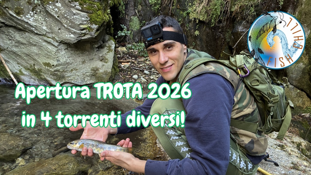 Apertura TROTA 2026 in 4 torrenti diversi!