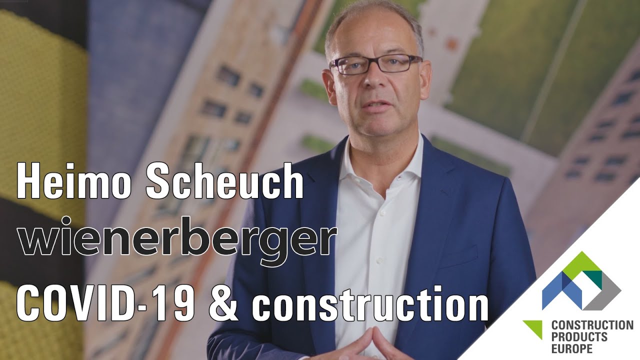 Heimo Scheuch (Wienerberger) speech about the COVID-19 crisis in construction