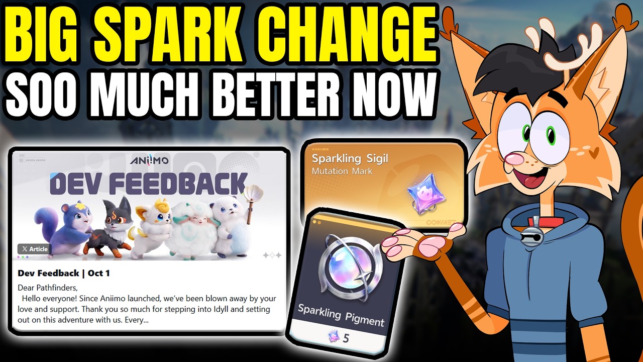 Aniimo Dev Feedback v1.1 &ndash; BIG Sparkling Changes Incoming!