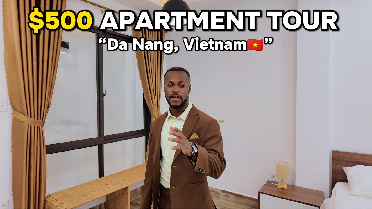 INSIDE My Brand New Luxury Apartment in Da Nang Vietnam 🇻🇳 | Only $500 a Month!