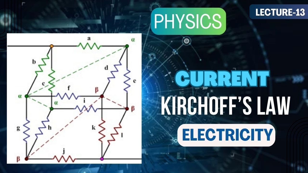 The Power of Kirchhoff's Law: Understanding Its Impact on Circuit Design |CURRENT ELECTRICITY | L-13