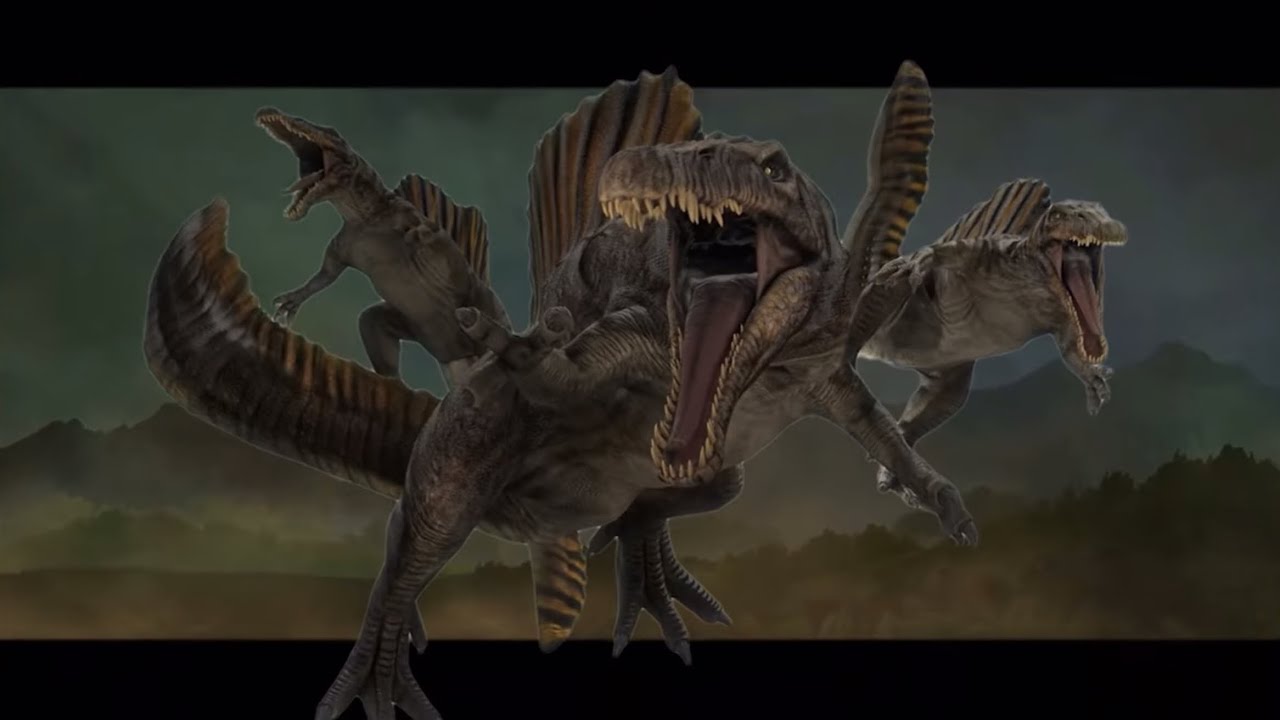 JURASSIC WORLD REBIRTH SPINOSAURUS EDIT(credits to @slick4785 @dracowarrioranimations1239 @ohmspino)