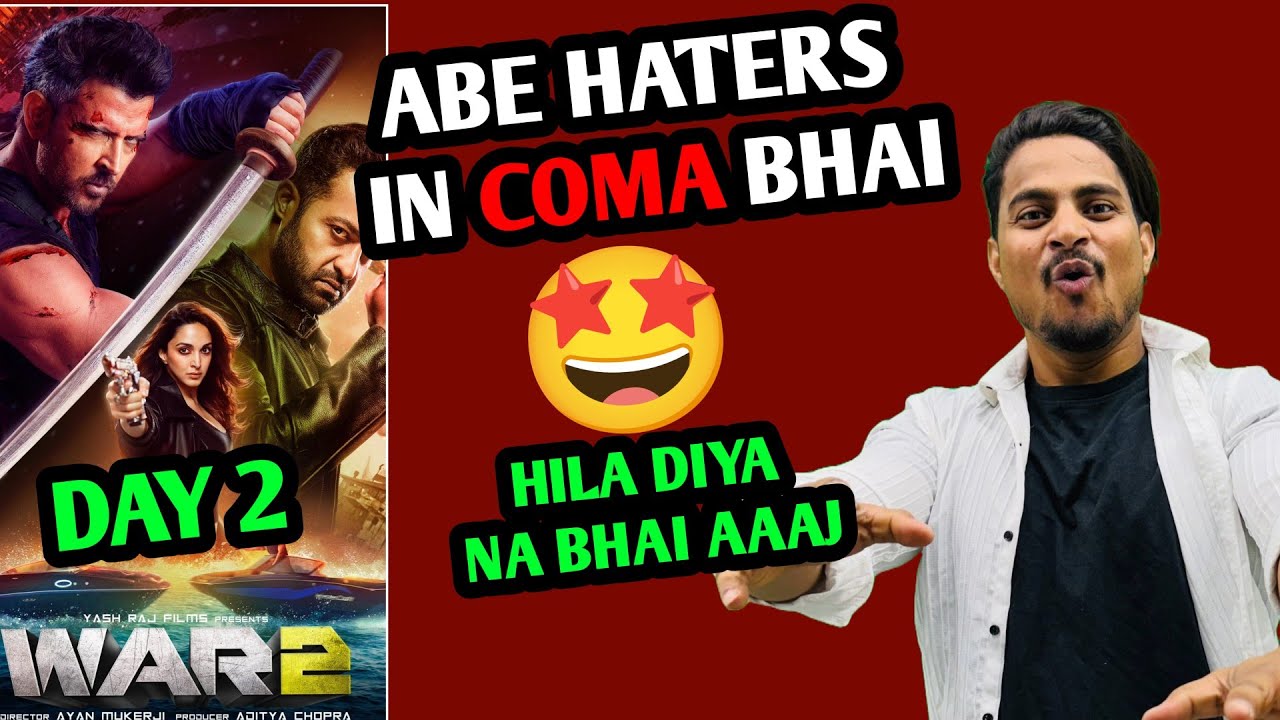 War 2 Day 2 Shocking Audience Occupancy | War 2 Shocking Day 2 Box Office Collection #war2 