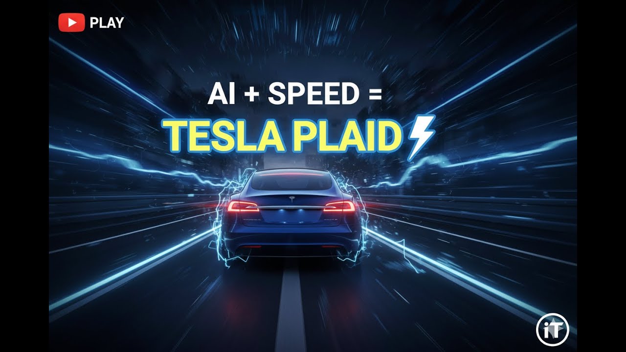 Tesla Model S Plaid &ndash; The Fastest AI-Powered Car in the World!⚡ Mind-Blowing Speed & Tech #elonmusk