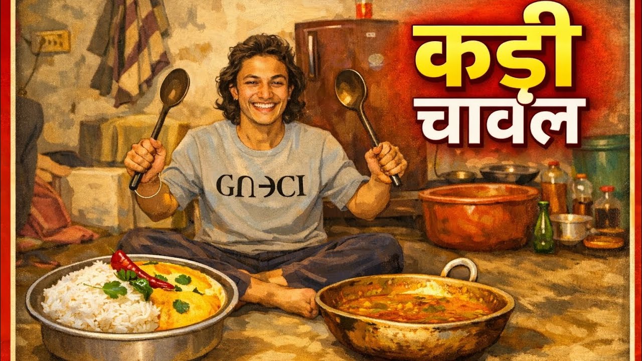 आज बनाया देसी स्टाइल कढ़ी चावल 😋🔥 | घर जैसा स्वाद | Pure Desi Food Vibes