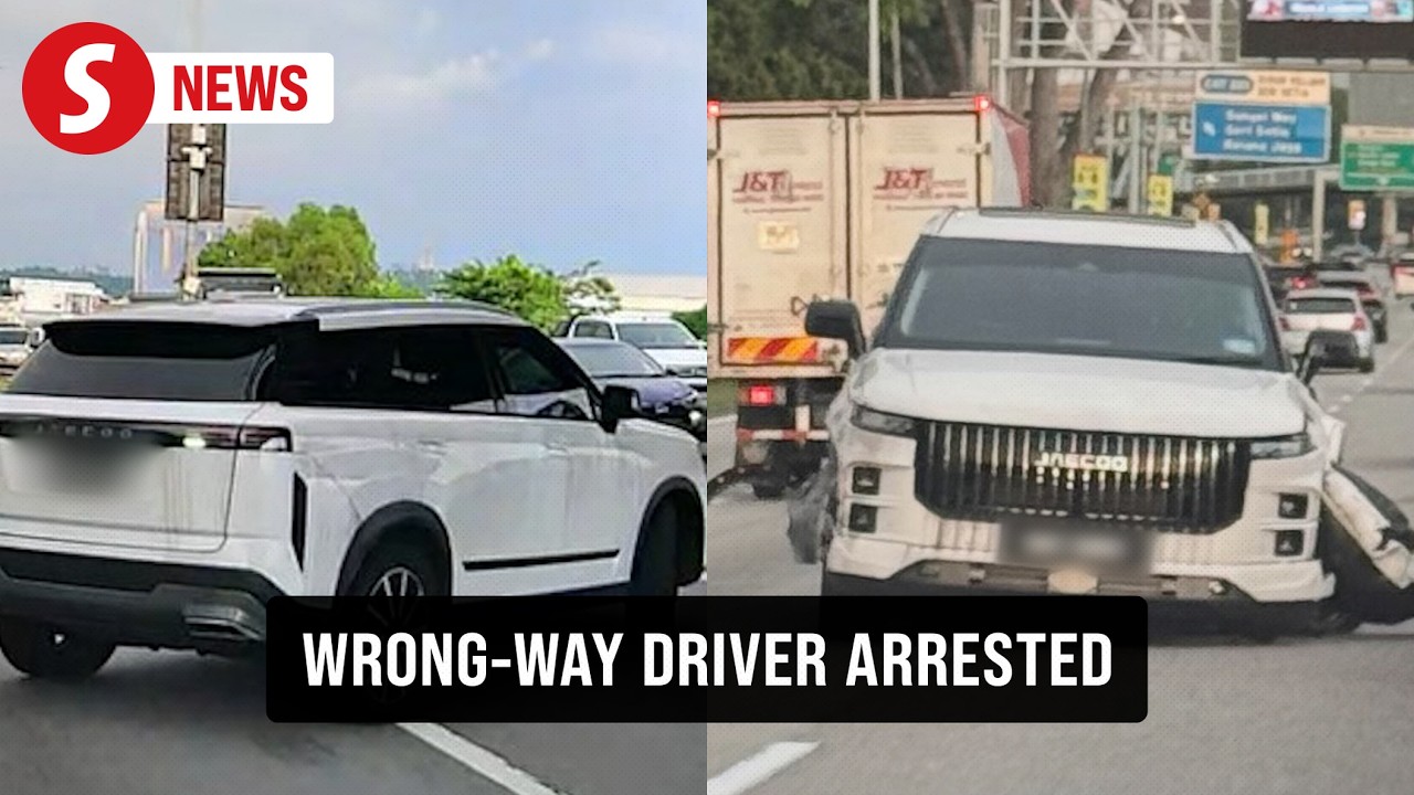 Man arrested for driving against traffic on Federal Highway