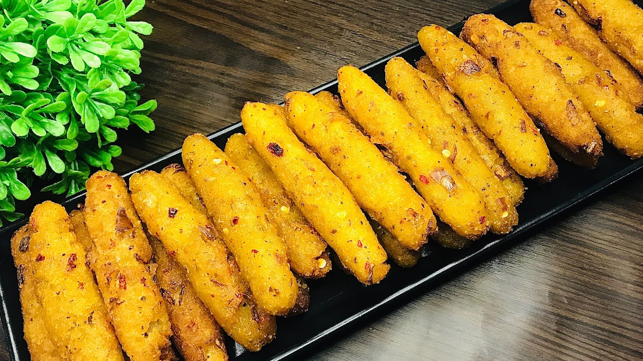 10 min Snack Recipe | Poha fingers | Crispy poha & potato fingers | Evening snack recipe